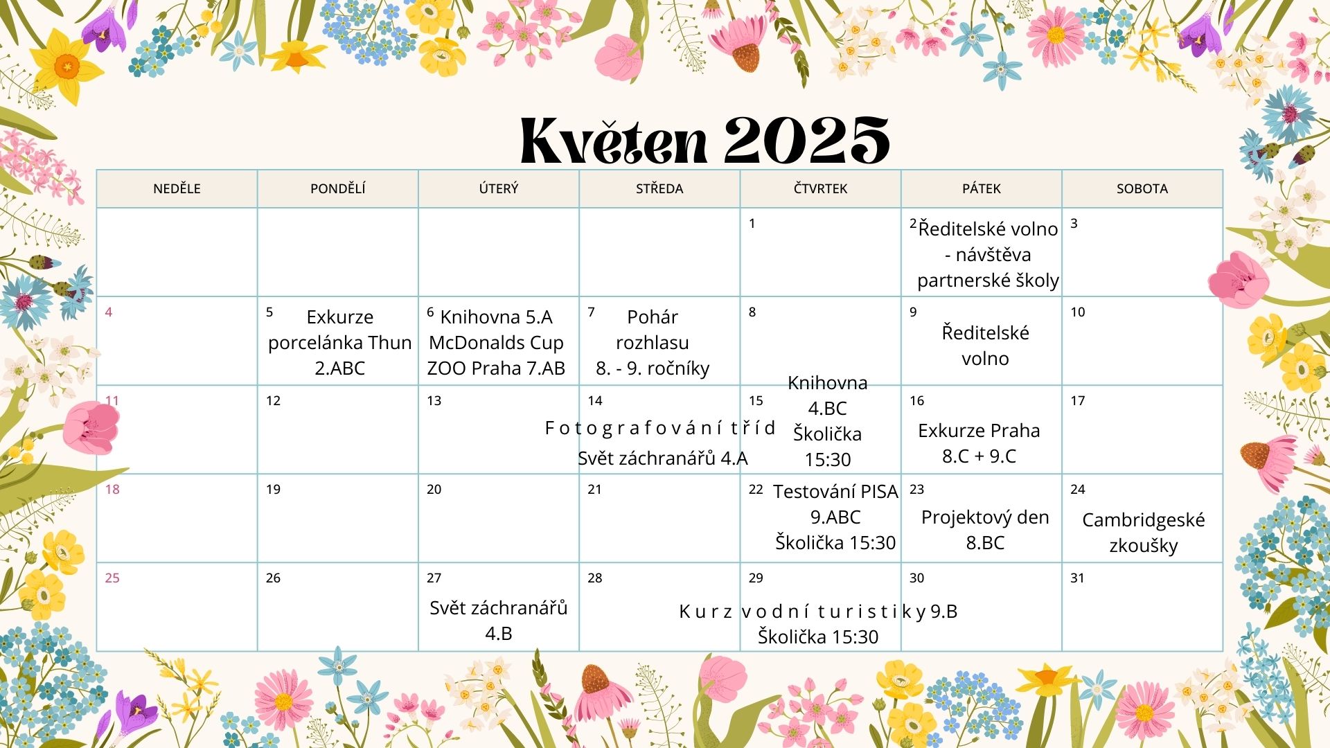 květen 2025